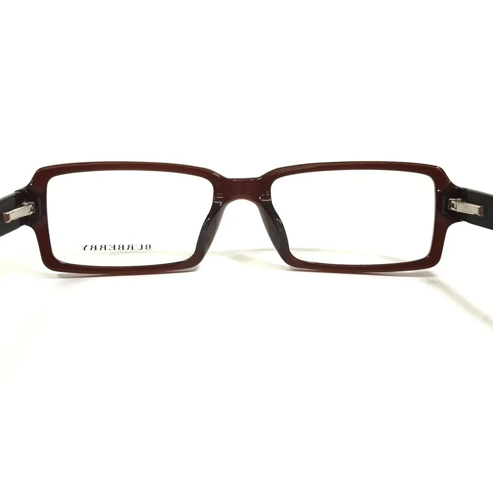 Burberry Eyeglasses Frames B2093-A 3256 Brown Rectangular Full Rim 53-17-140